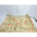 J Jill 100% Linen M Peach Print Cream Midi Skirt Lace Trim Novelty Cottagecore
