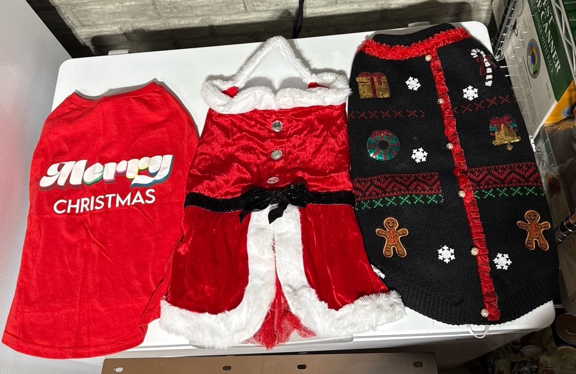 Christmas dog clothing
