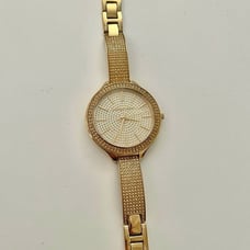 Michael Kors full diamond gold watch