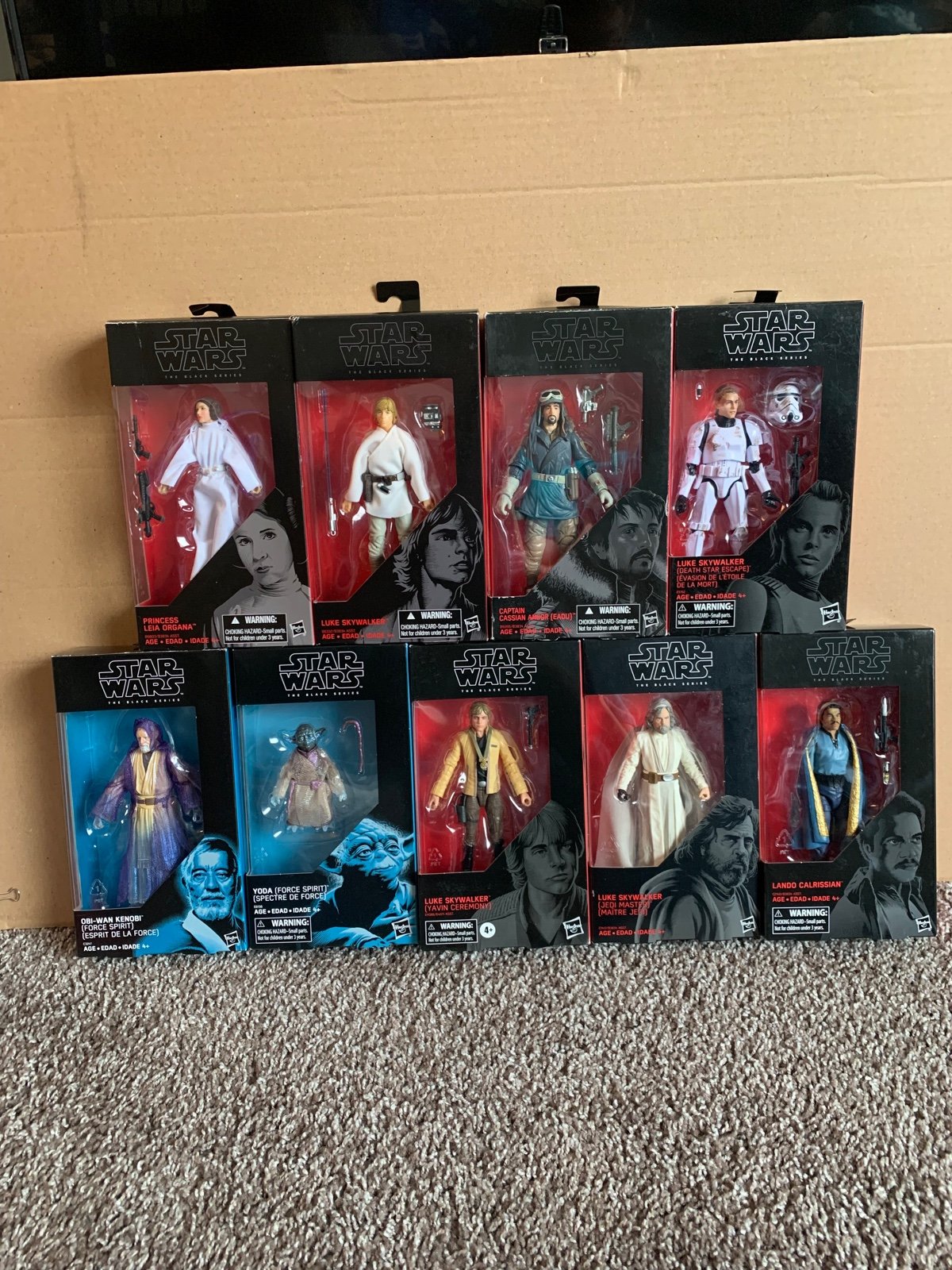 Star Wars Black Series Lot of 9 Rebellion