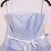 NEW VTG Jessica McClintock x Gunne Sax Chiffon Polka Dot Prom Homecoming Dress 8