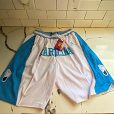 Just Don North Carolina Shorts Size L With Tag.