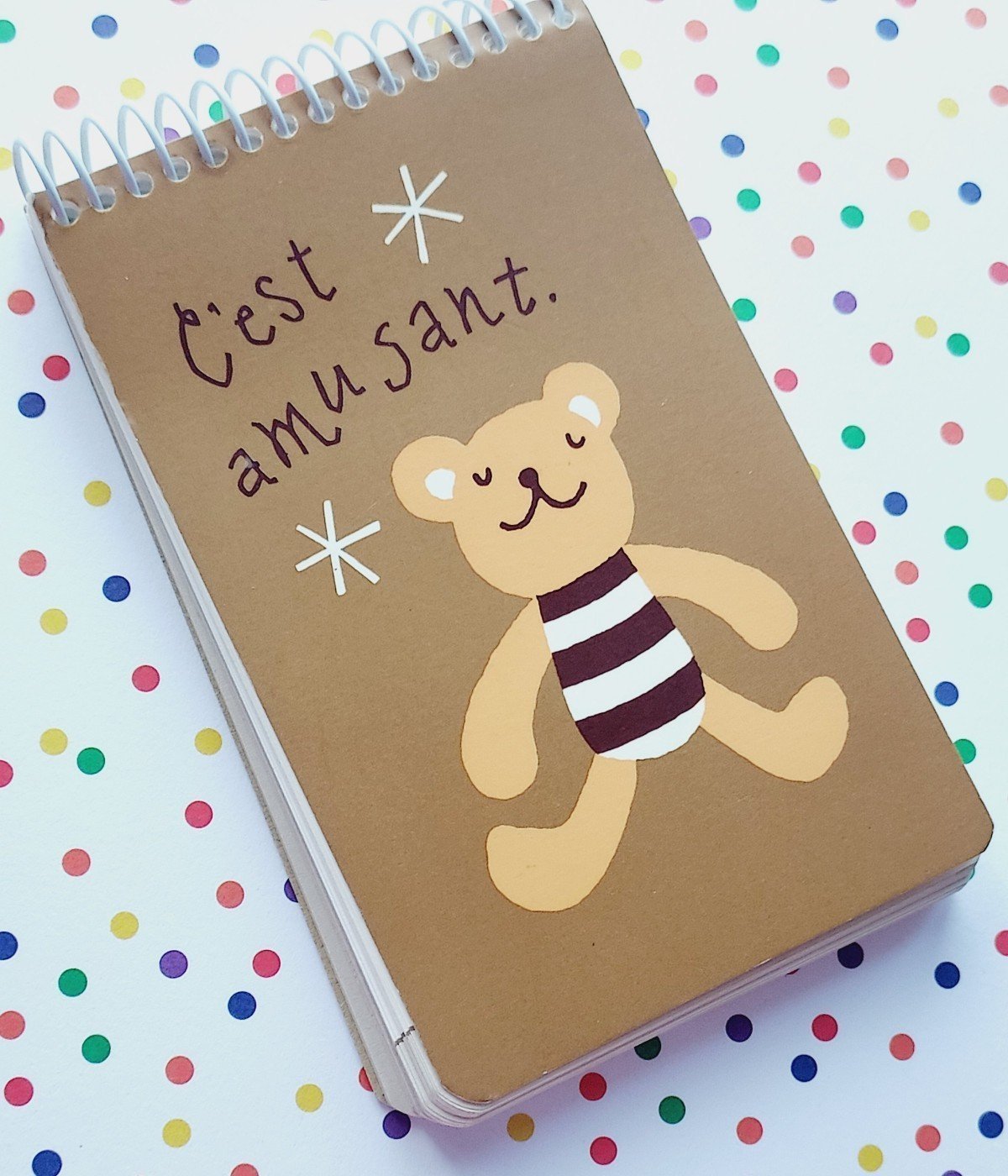 Sanrio character vintage rare Bear notebook notepad collection stationery vtg