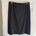 NEW! VTG Talbots Skirt 16P Women's Midi Gray Wool Lined Zip Pleat Italian NWT
