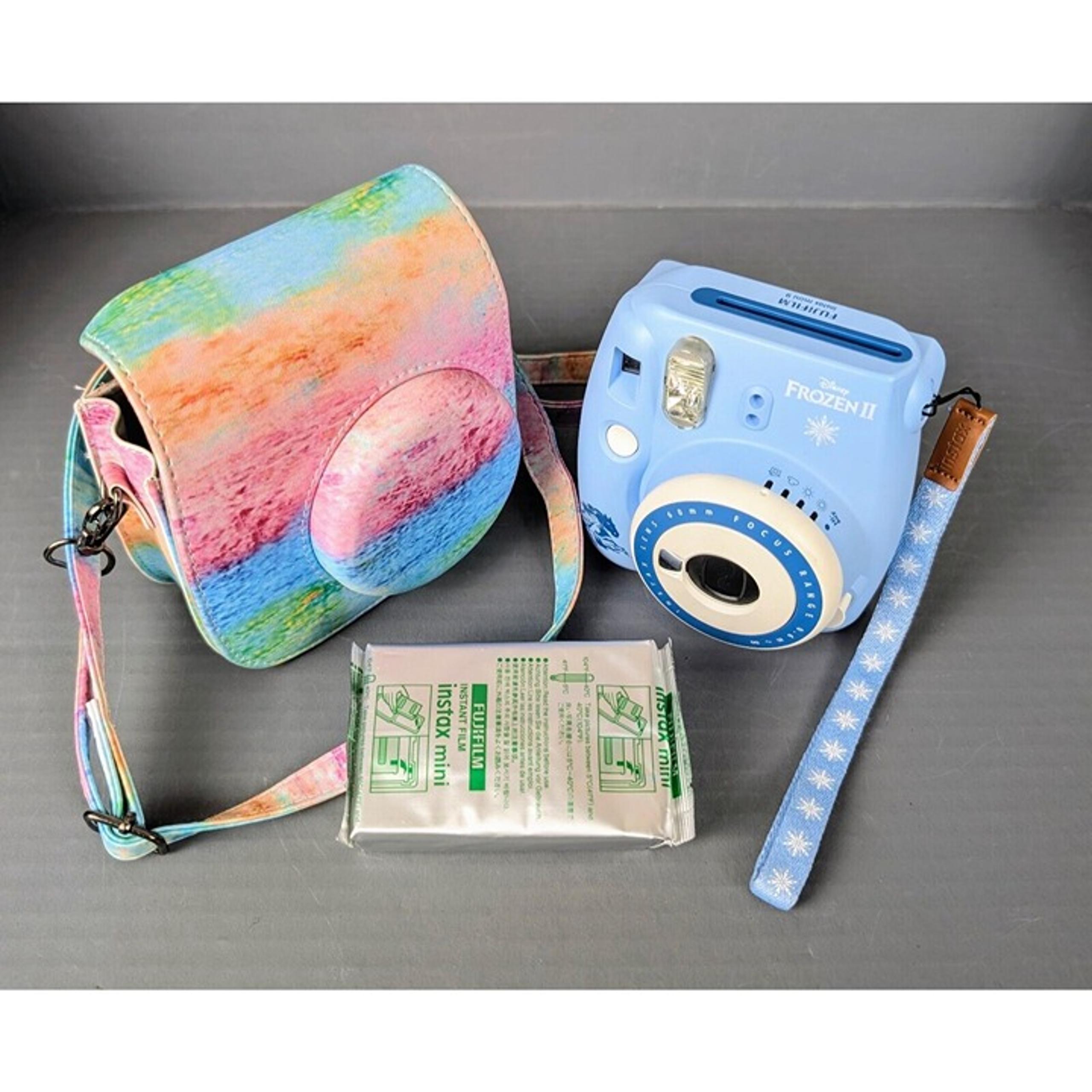 Fujifilm Disney Frozen 2 INSTAX Mini 9 Instant Film Camera w/Case, Film, Battery
