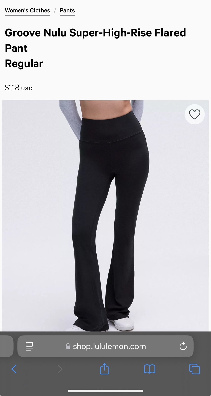 Lululemon flare leggings