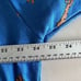 Le Tigre Emma Olivia All-Over Logo Print Hoodie Womens L Blue Tiger
