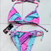 NWT Wildfox Malibu striped reversible bikini set
