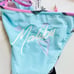 NWT Wildfox Malibu striped reversible bikini set