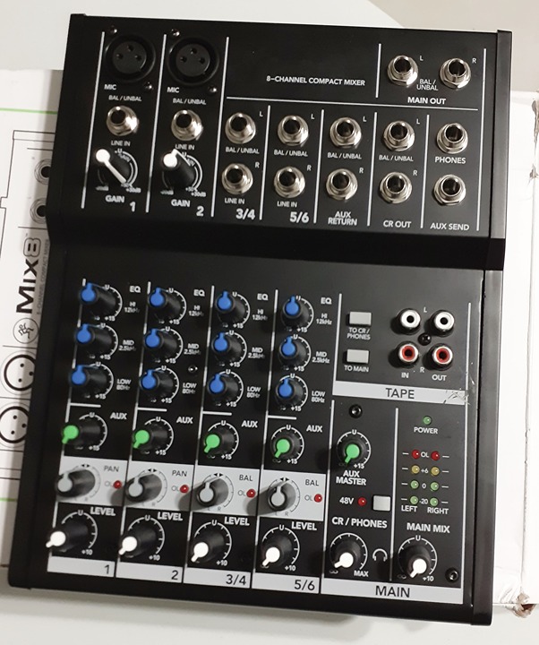 NEW 8-Channel Compact Mixer
