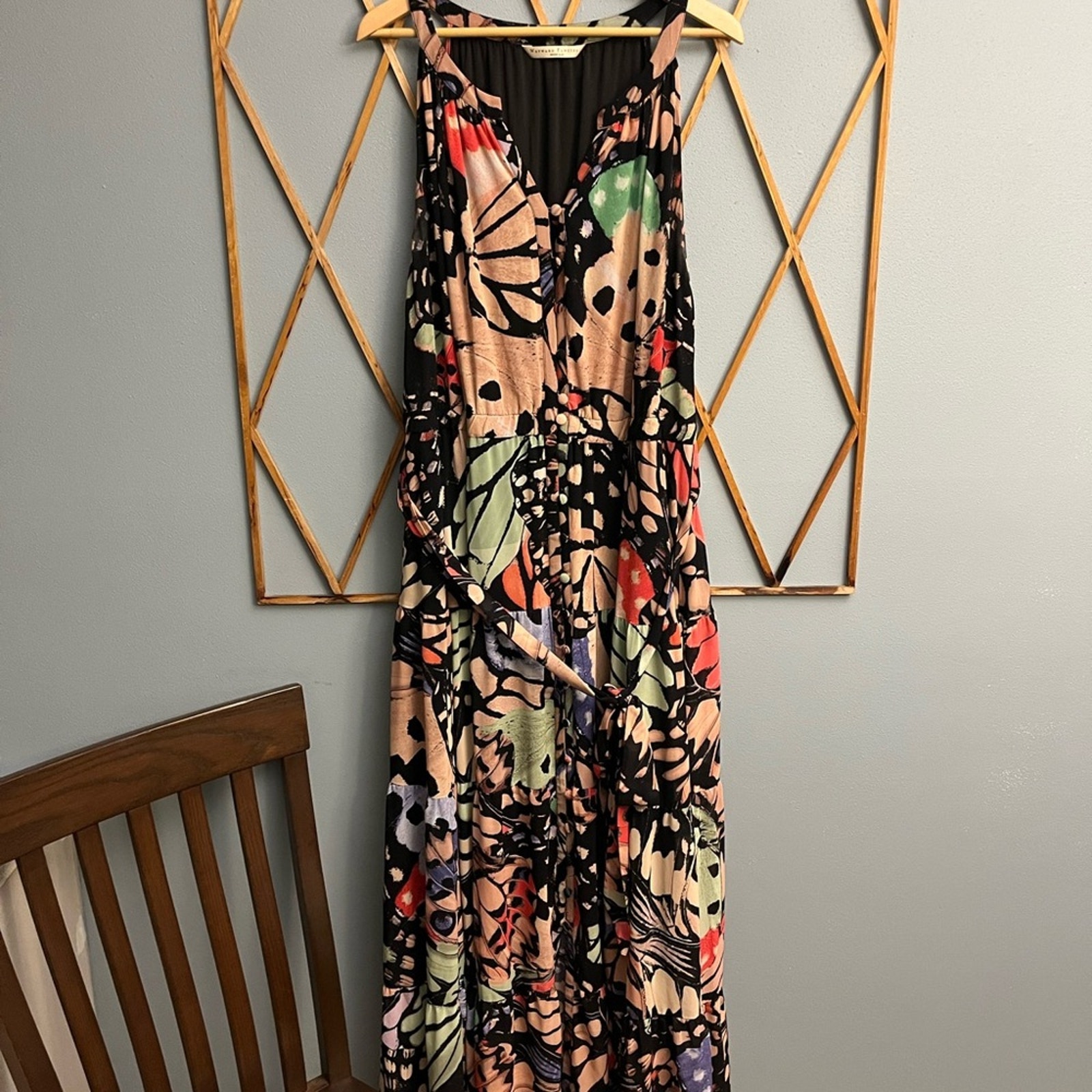 eshakti Flare Maxi Dresses Mercari