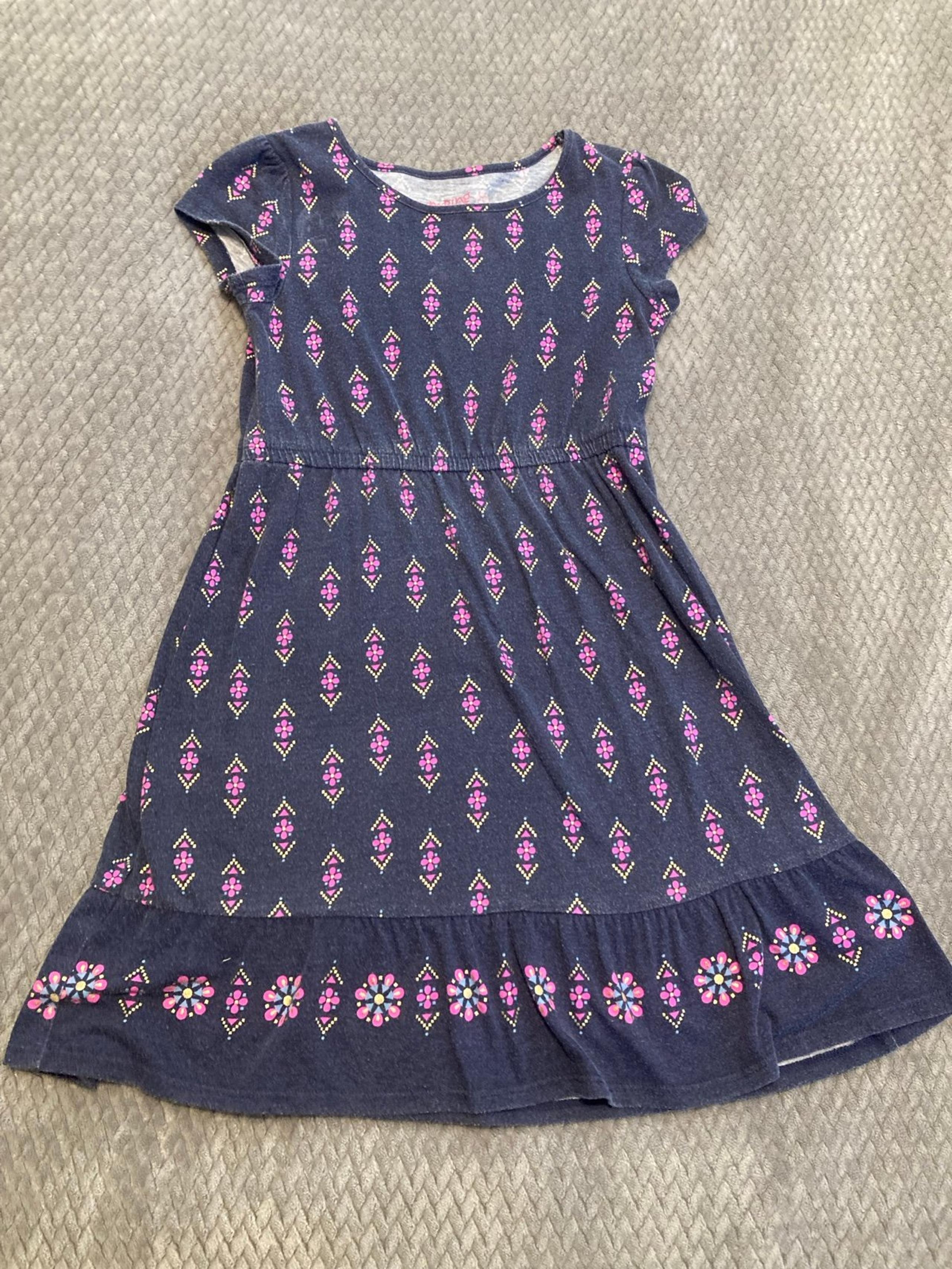 Girls Dress - Navy- size 6- by Jumping Beans