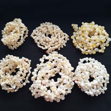Vintage lot popcorn garland plastic blow mold
