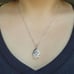 New Handmade 925 Sterling Silver Ornate Hamsa Star of David Necklace