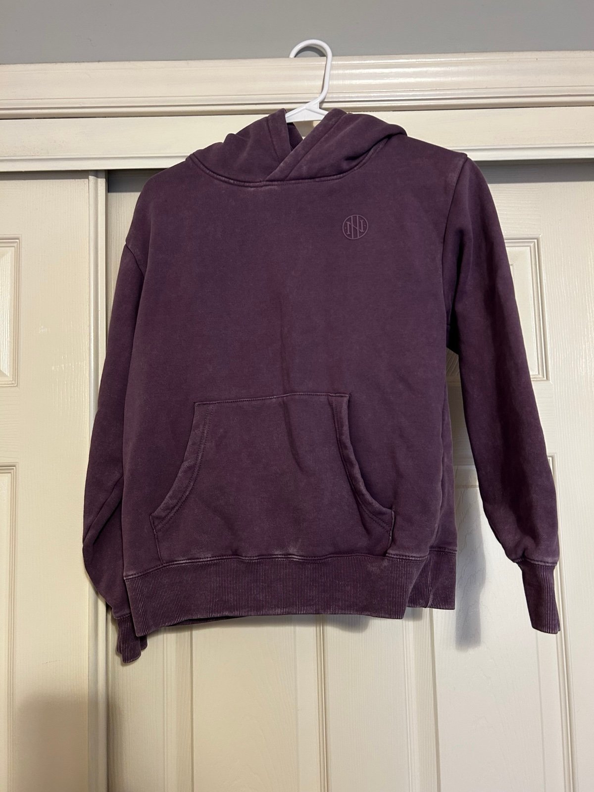 Ninth Hall Fundamentals Violet Wash Relaxed Hoodie
