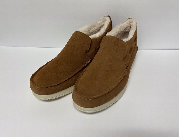 SPERRY Men's Moc-Sider in Suede Tan 11.5M