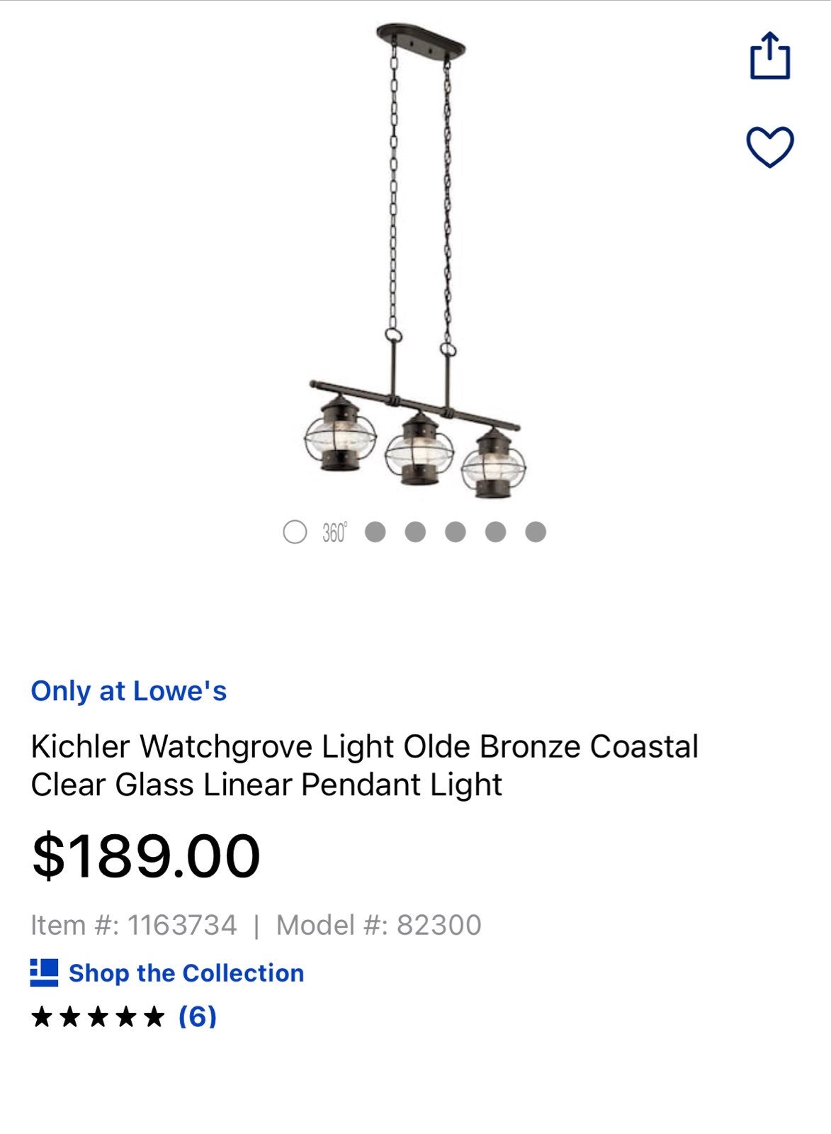 pendant light