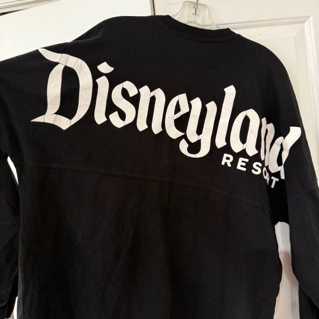 Disney Disneyland Resorts Unisex Spirit Jersey Size Medium Black