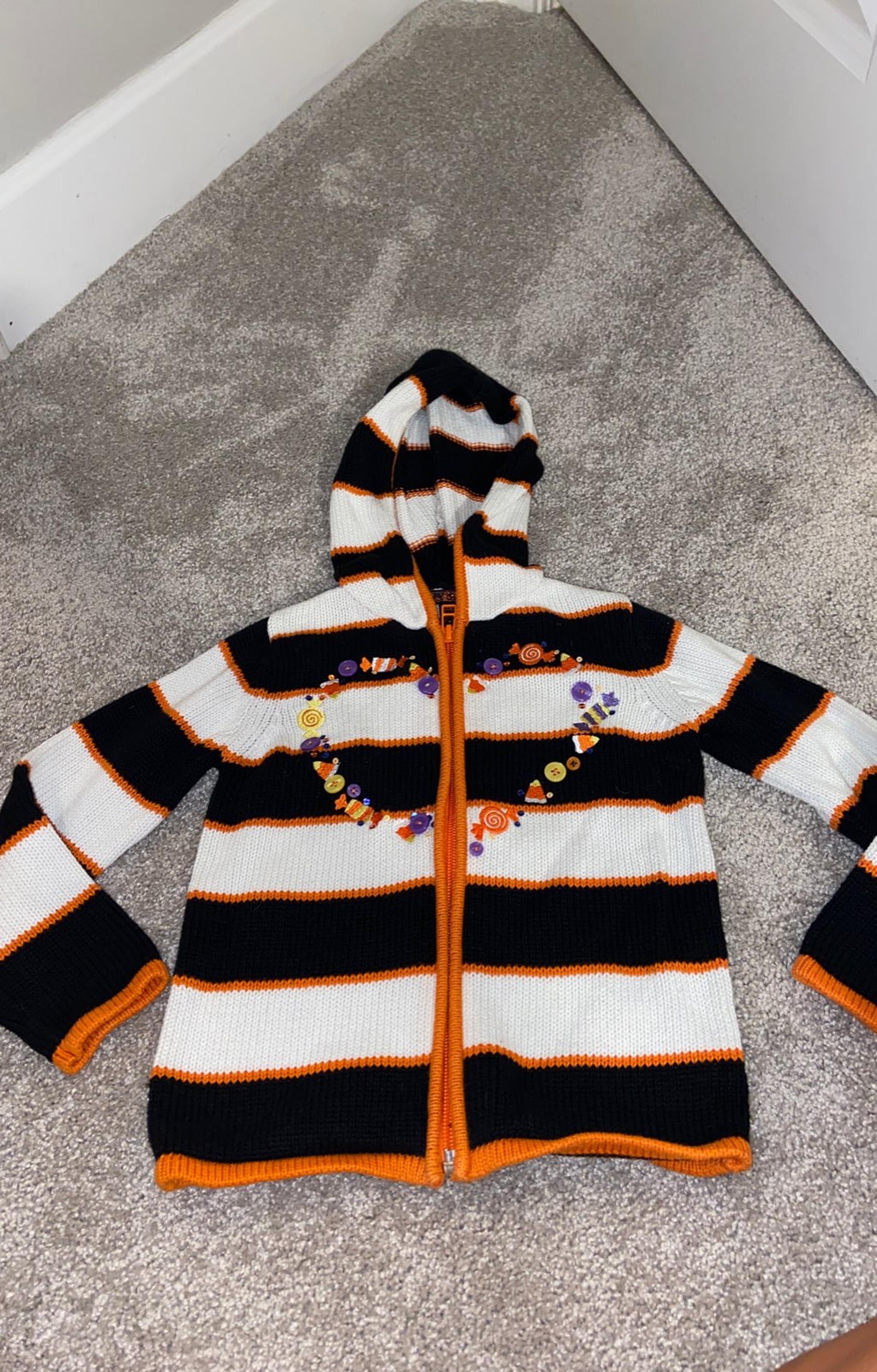 halloween zip up sweater