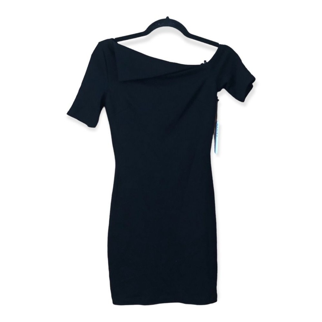 Bailey 44 Don't Bring Me Down Mini Dress Black NWT Cutout Asymmetrical Size XS
