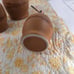 Country Living Barbwire Bath Set Rinse Cup Cotton/QTip Container Soap Pump Brown