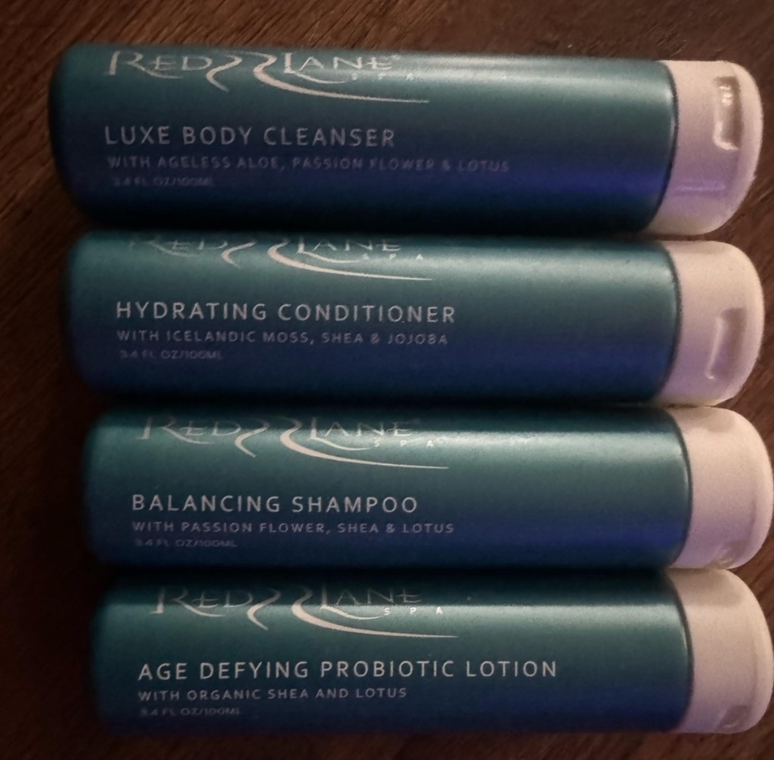 Sandals Resorts Red Lane Spa travel size toiletries NEW & sealed