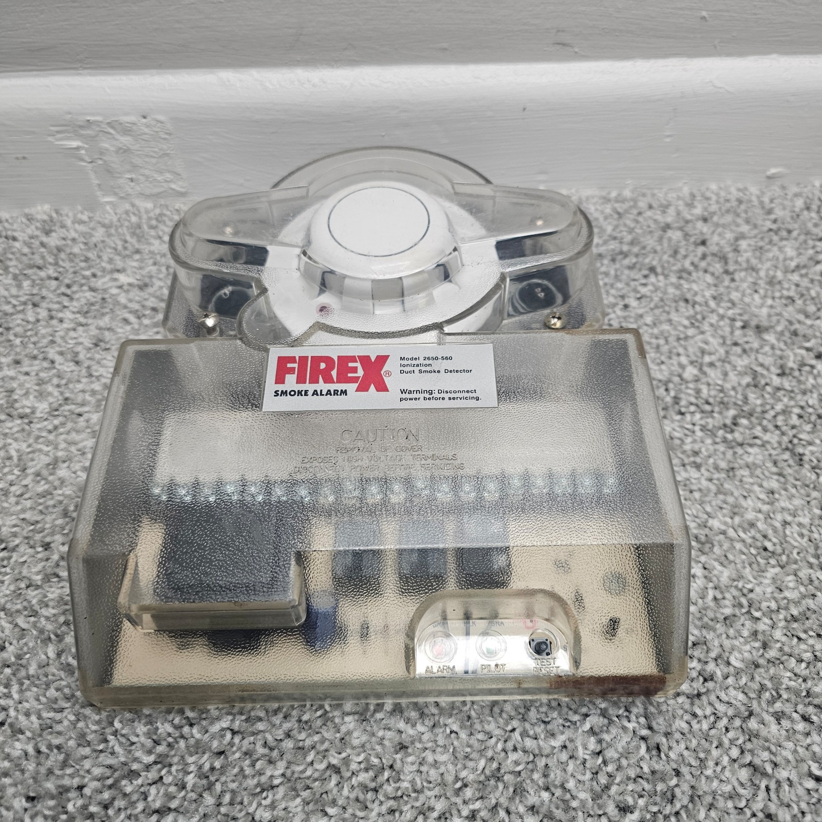 Firex smoke detector model 2650-560 Ionization Duct smoke Detector
