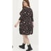 Torrid 0 (0X 12) Betsey Johnson Tattoo Print Babydoll Raglan Super Soft Dress
