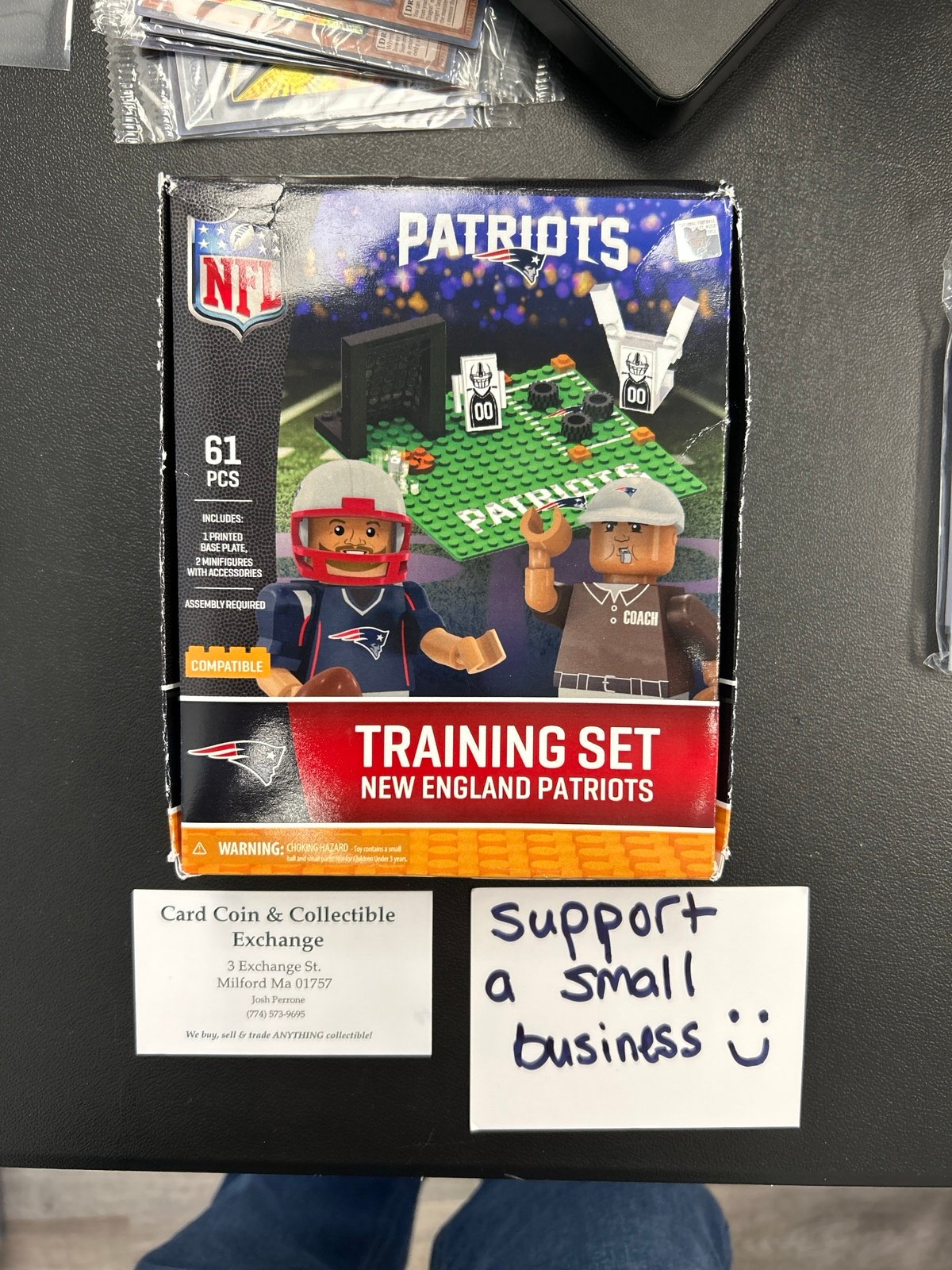 Lego compatible new Super rare OYO Training Set New England Patriots NFL