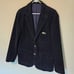 Vintage Lacoste Corduroy 3 Button Blazer - Navy Blue - Alligator - Size 40R