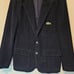 Vintage Lacoste Corduroy 3 Button Blazer - Navy Blue - Alligator - Size 40R
