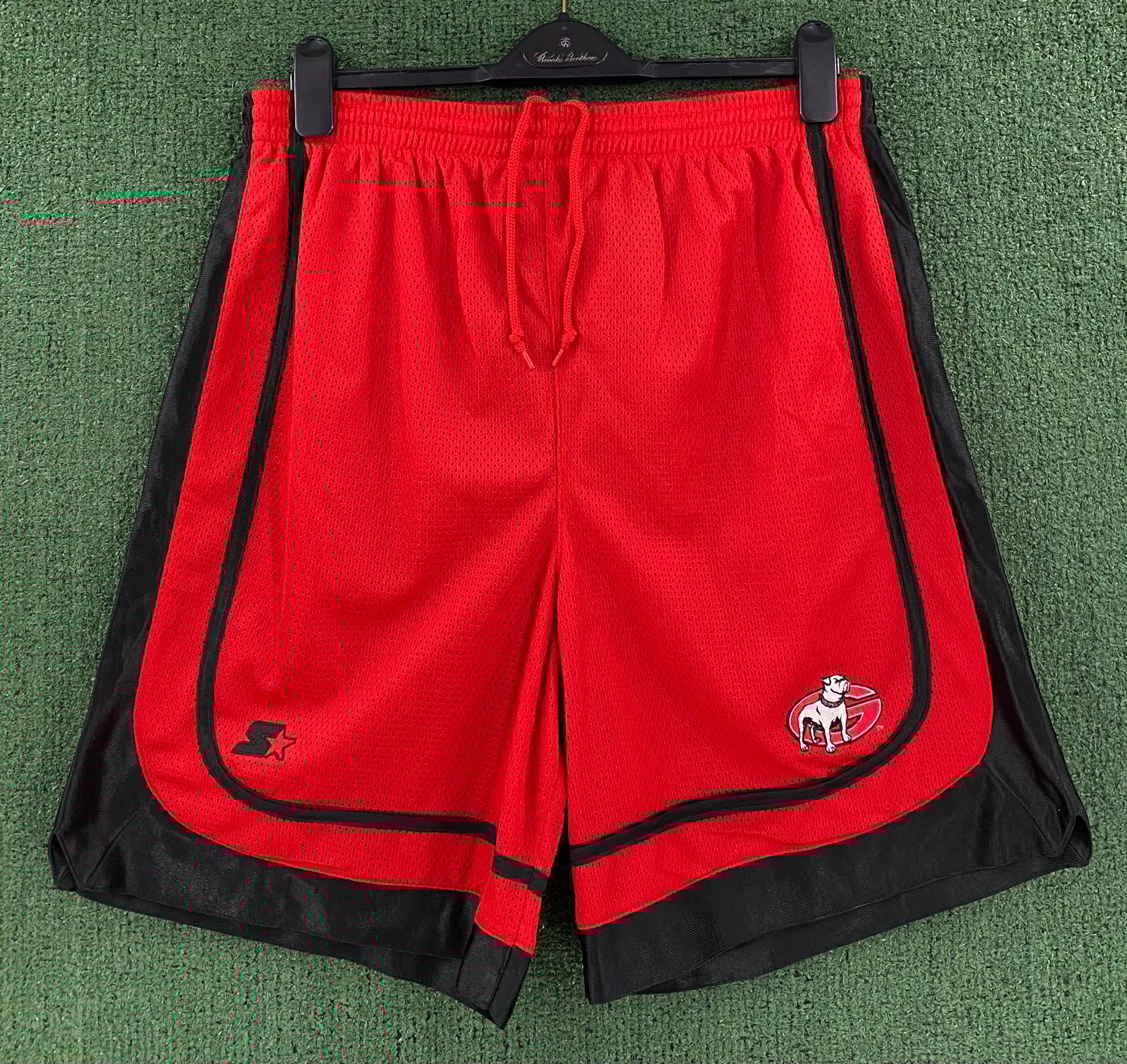 VTG Y2K Starter Georgia Bulldogs Mesh Basketball Shorts Mens Large