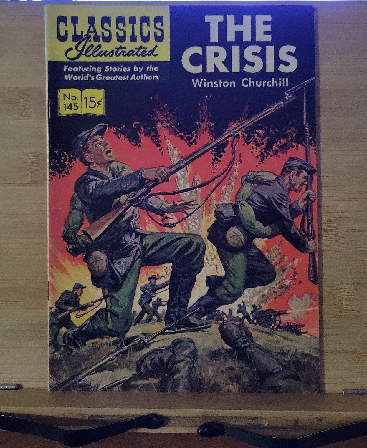 Classics Illustrated # 145 The Crisis Winston Churchill 1958