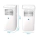 JHS 5100-BTU DOE (115-Volt) White Vented Portable Air Conditioner with Remote Co
