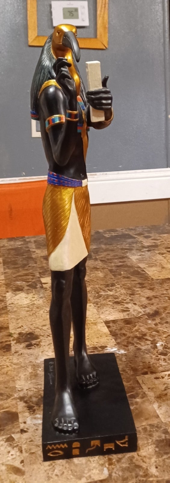 Design Toscano God of Scribes Sculpture & God of the Egyptian Realm Statue
