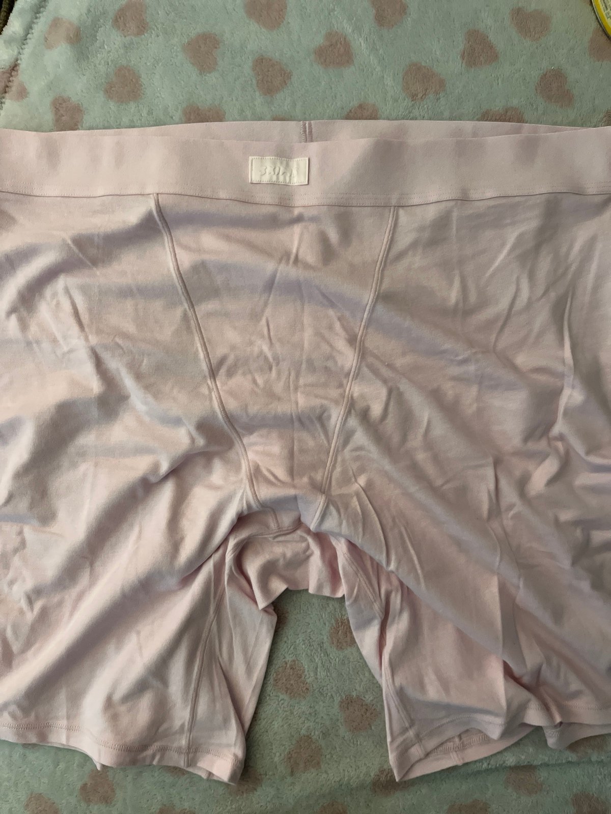 Pink SKIMS boxer short