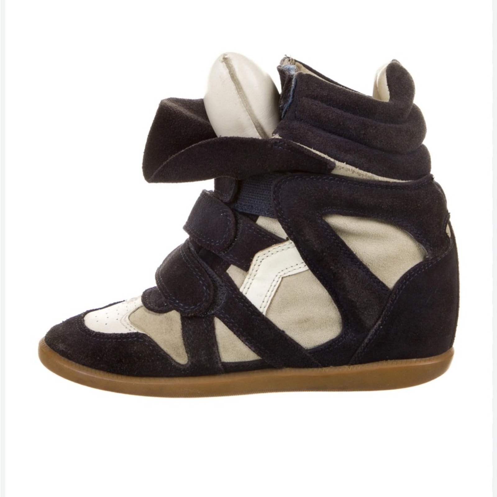 ISABEL MARANT Black & Off-White Bekett Sneakers