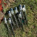 8 Pack Solar Pathway Lights, Solar Lights Outdoor Waterproof, Solar Garden Stake