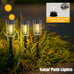 8 Pack Solar Pathway Lights, Solar Lights Outdoor Waterproof, Solar Garden Stake