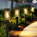 8 Pack Solar Pathway Lights, Solar Lights Outdoor Waterproof, Solar Garden Stake