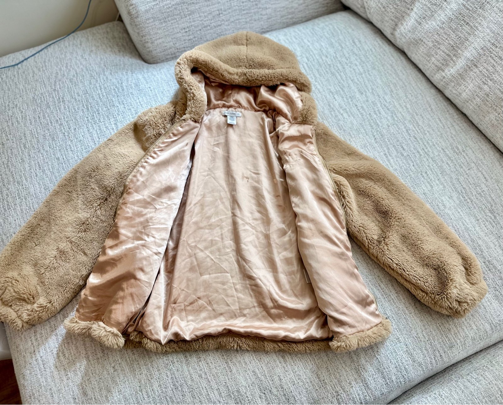 Urban Outfitters oversized faux fur jacket