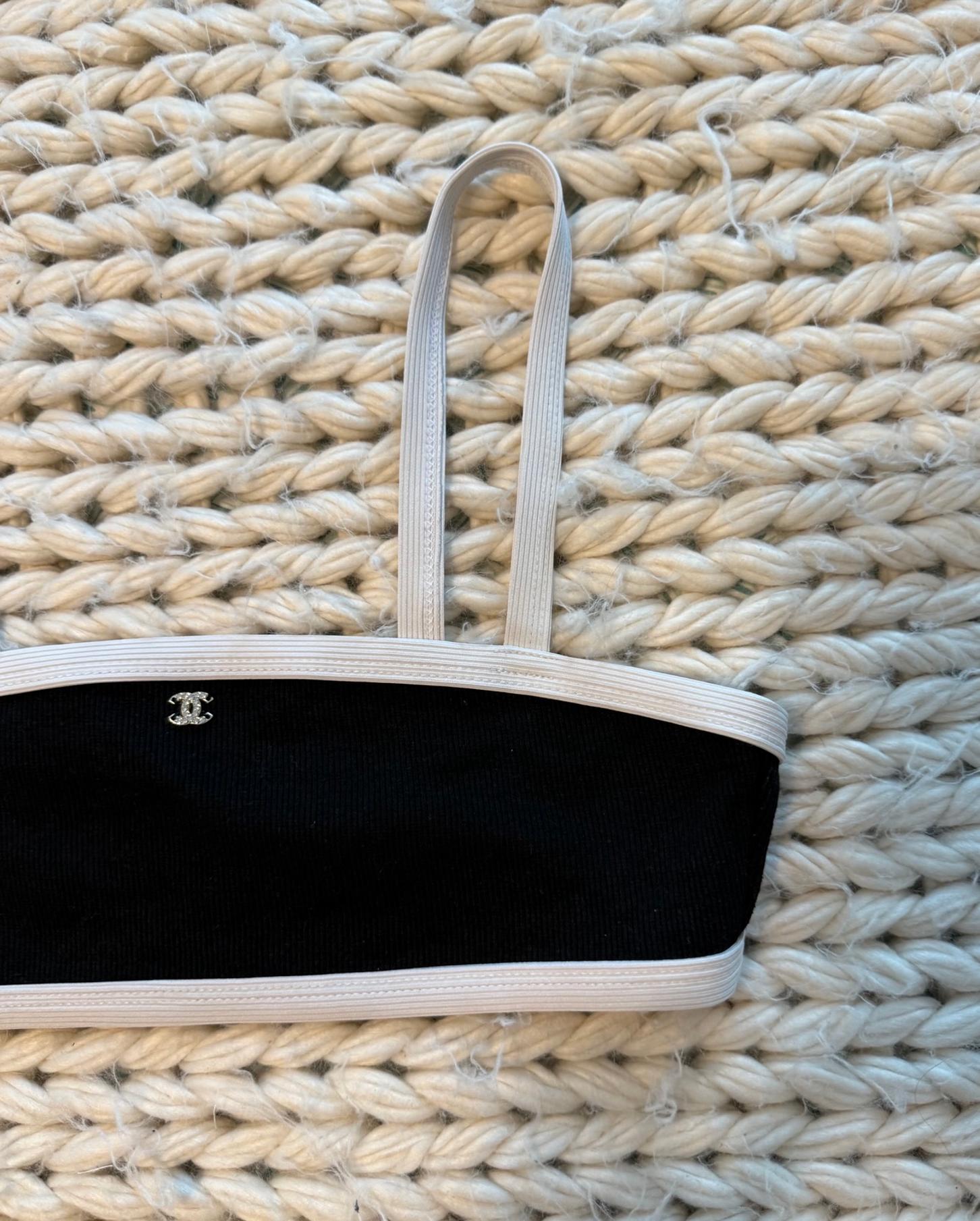 Chanel crop top - bikini (just the top) size M used twice