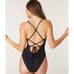 Andie Swim The Fiji One Piece in Black S NWT