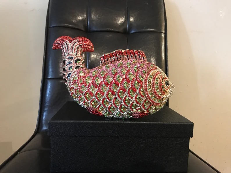Women’s Fish design Clutch Evening Bag