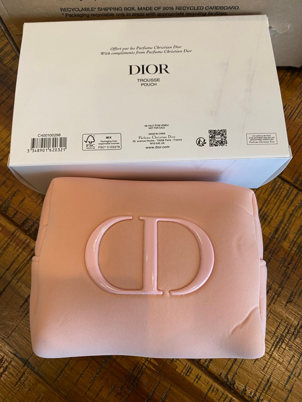 DIOR GWP gorgeous cosmetic bag