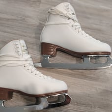 White ice skates