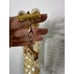 Vintage 80s Gold Tone Ball And Faux Pearl Necklace