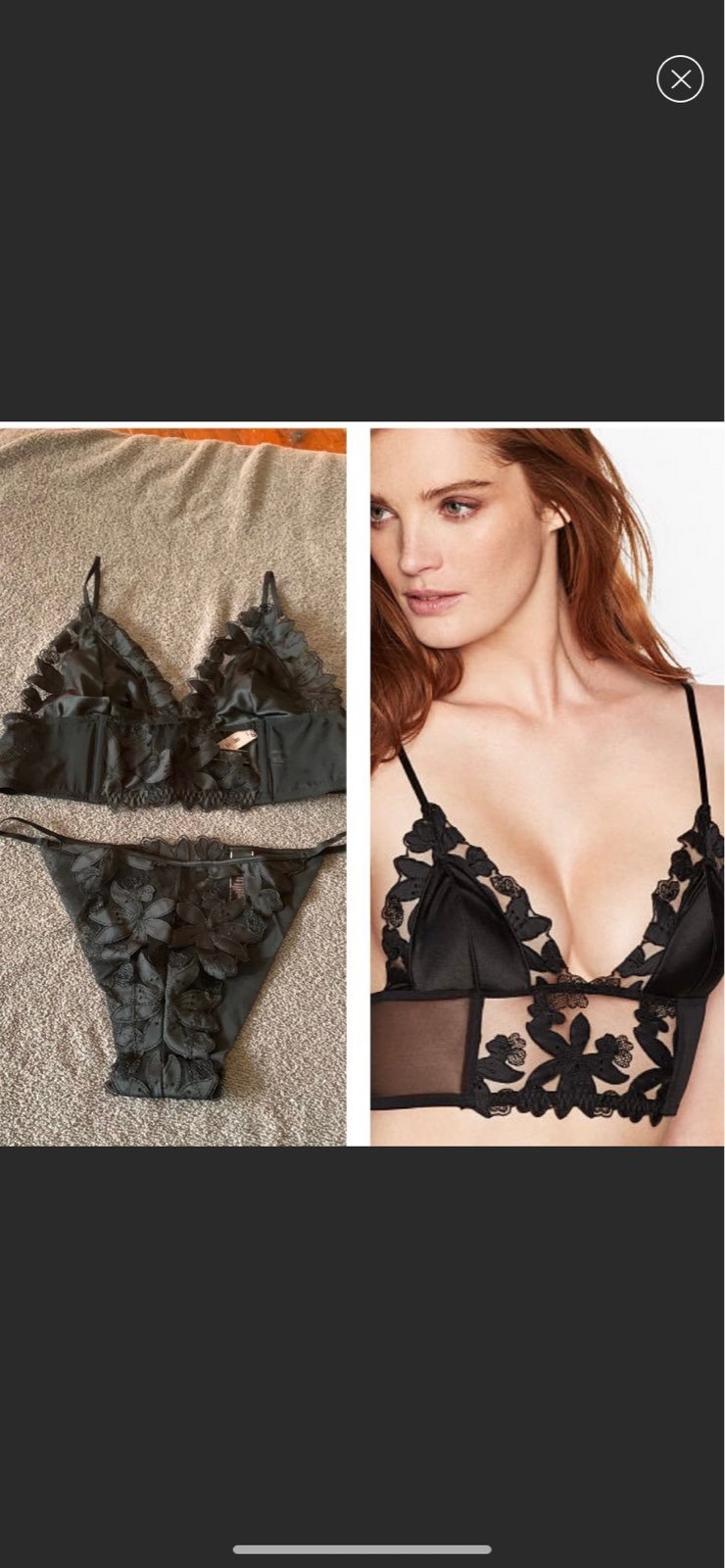 Victorias secret bralette set