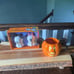 Disney Halloween Mickey and Minnie s/p and Mickey Ghost mug