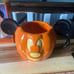 Disney Halloween Mickey and Minnie s/p and Mickey Ghost mug
